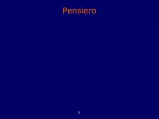 pensiero