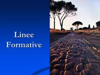 linee formative
