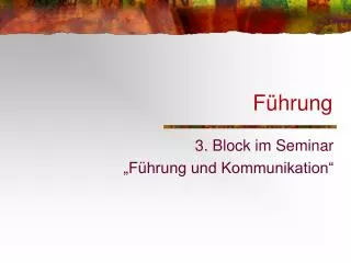 f hrung
