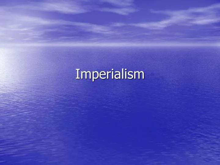 imperialism