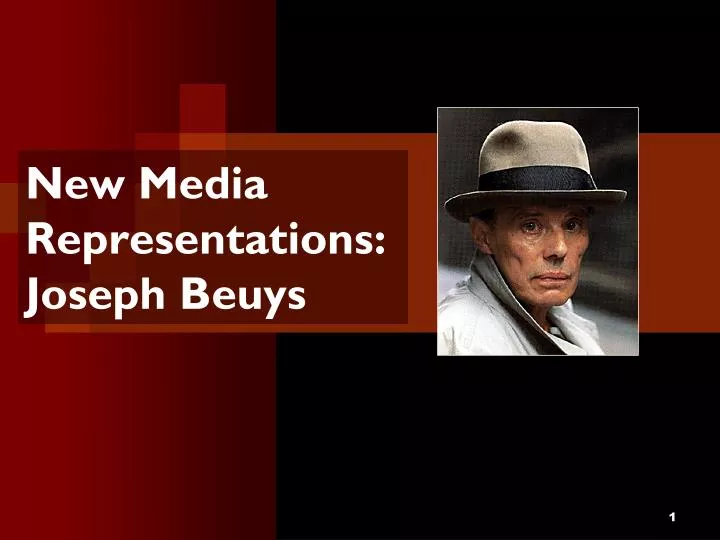 new media representations joseph beuys