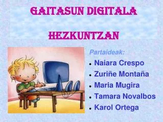 gaitasun digitala hezkuntzan