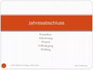 jahresabschluss