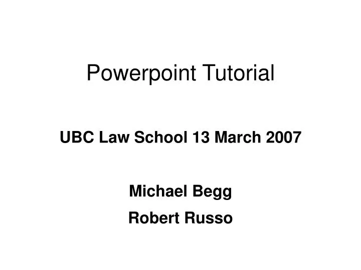 powerpoint tutorial