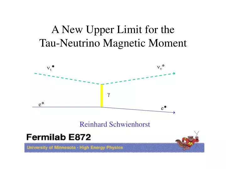 a new upper limit for the tau neutrino magnetic moment