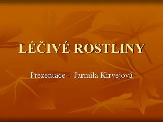 l iv rostliny