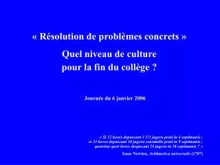 journ e du 6 janvier 2006