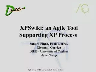 XPSwiki: an Agile Tool Supporting XP Process