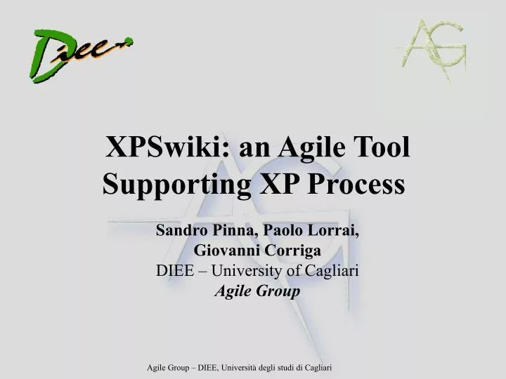 xpswiki an agile tool supporting xp process