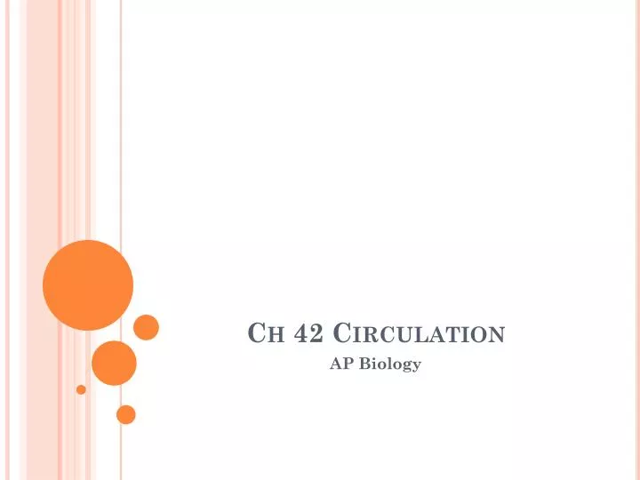 ch 42 circulation