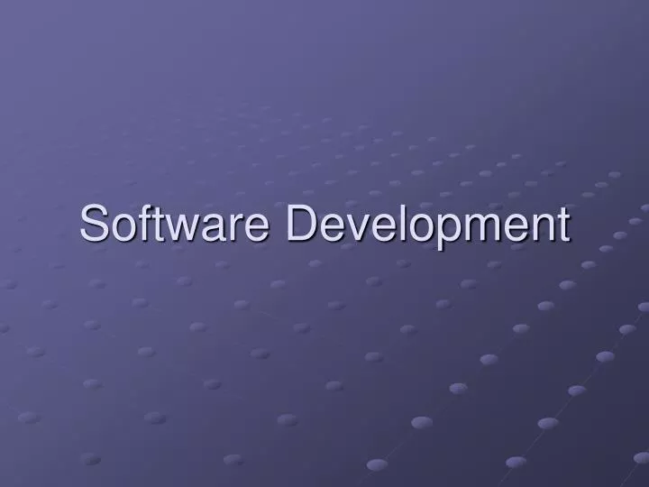 software development