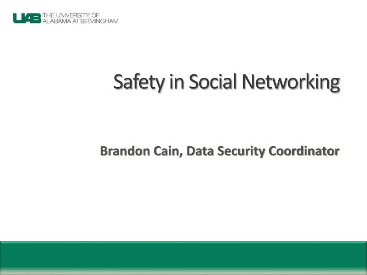 safety in social networking