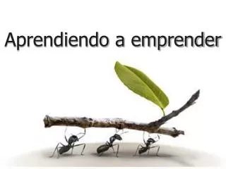aprendiendo a emprender