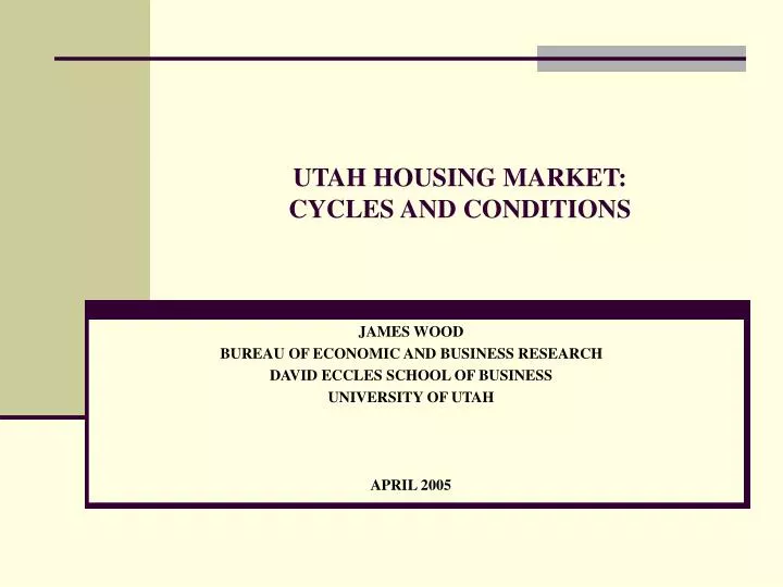 utah housing market cycles and conditions