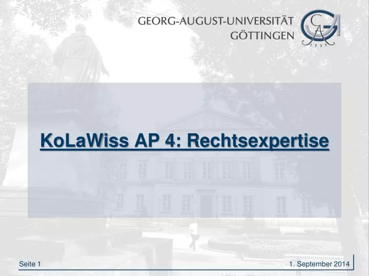 kolawiss ap 4 rechtsexpertise