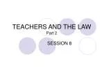 Understanding Teacher Non-Renewal, Dismissal, and Rights in Public Education - slide 1