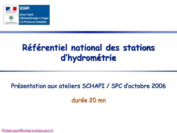 r f rentiel national des stations d hydrom trie