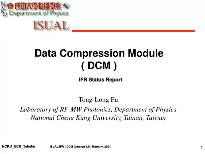 data compression module dcm