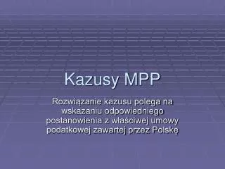kazusy mpp