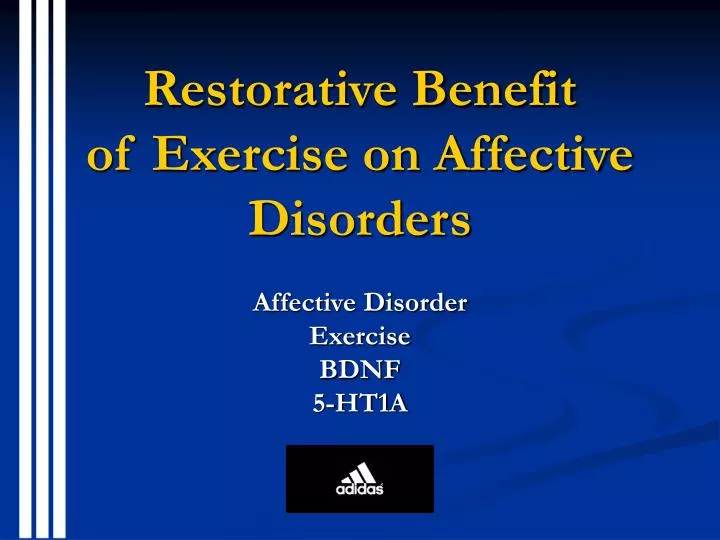 restorative benefit of exercise on affective disorders