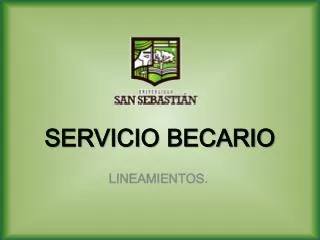 servicio becario