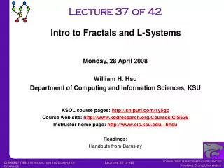 Lecture 37 of 42