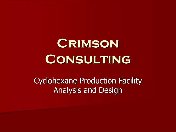 crimson consulting