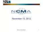 November 15, 2012 - slide 1