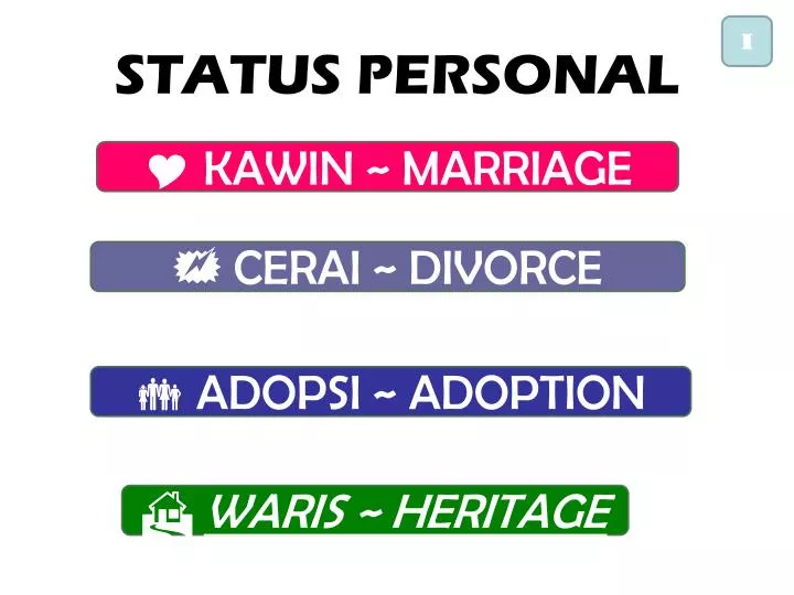 status personal
