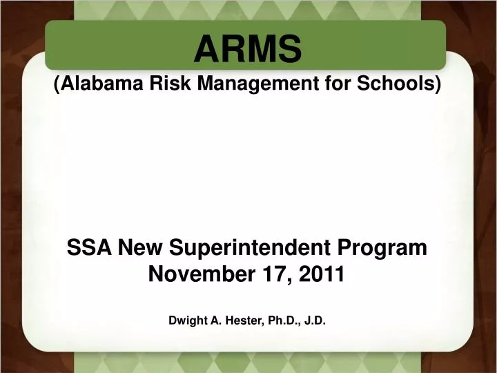 arms alabama risk management for schools
