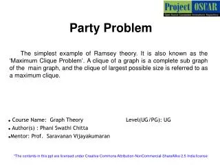Party Problem