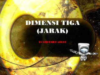 dimensi tiga jarak
