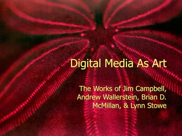 digital media as art
