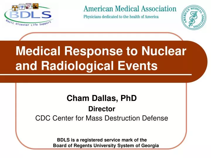 medical response to nuclear and radiological events