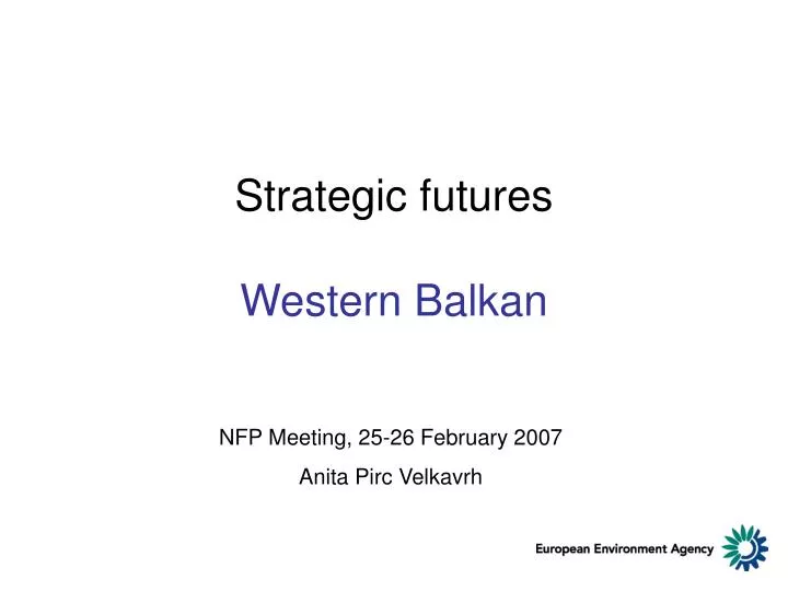 strategic futures w estern balkan