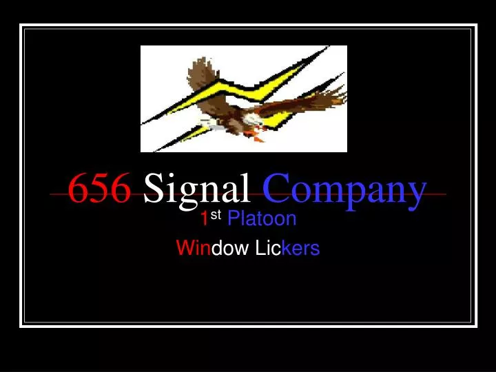 656 signal company