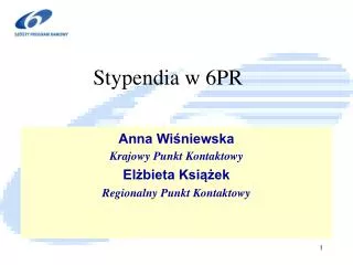 stypendia w 6pr