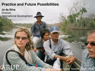 Practice and Future Possibilities Jo da Silva Director, International Development