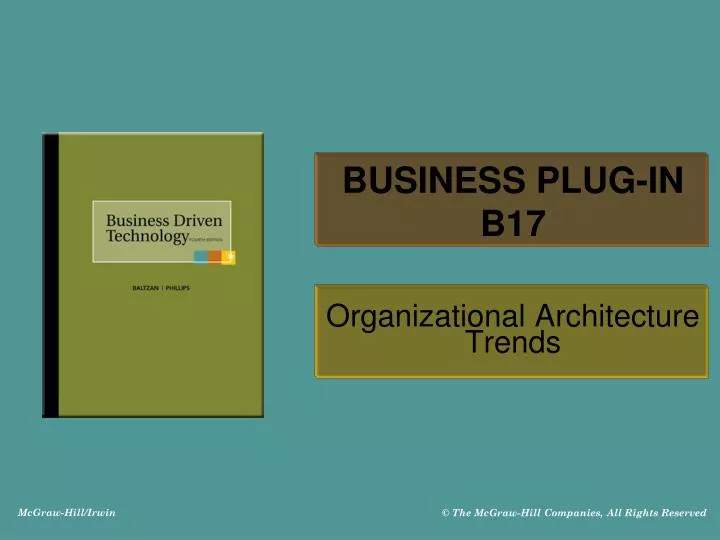 business plug in b17