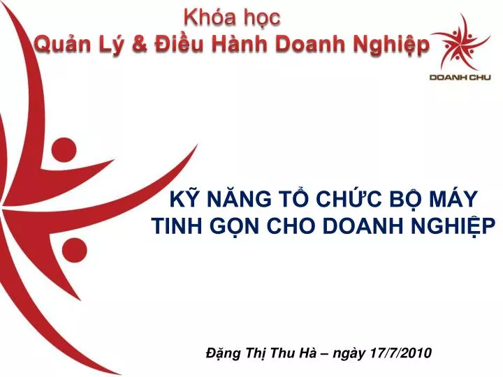 k n ng t ch c b m y tinh g n cho doanh nghi p