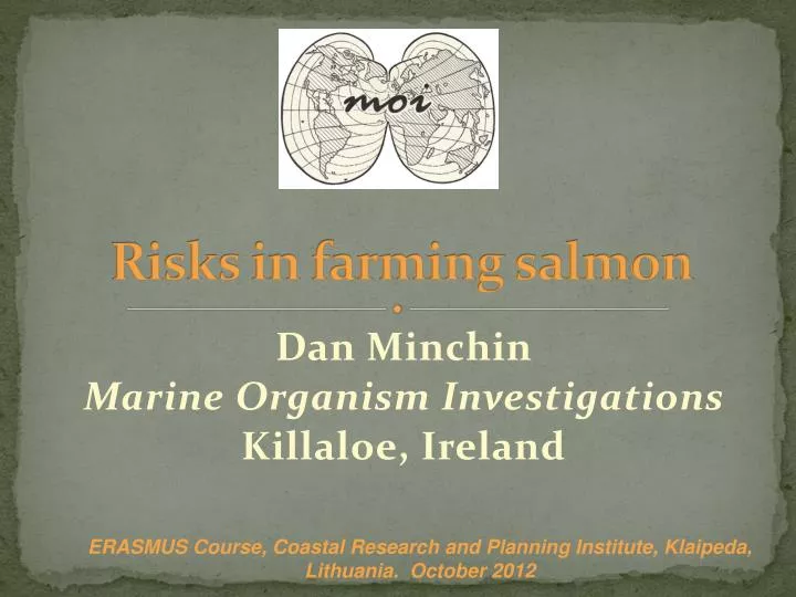 risks in farming salmon