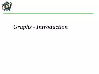 Graphs - Introduction