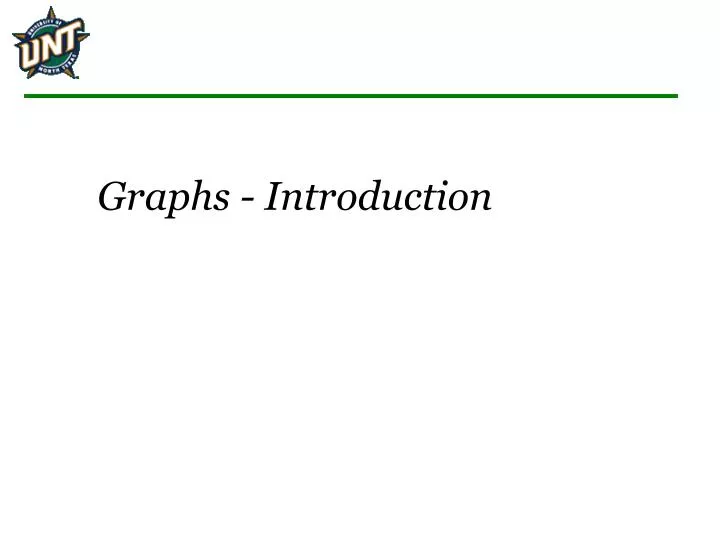 graphs introduction