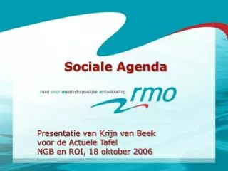 sociale agenda