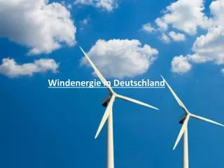 Windenergie in Deutschland