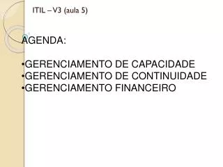 itil v3 aula 5