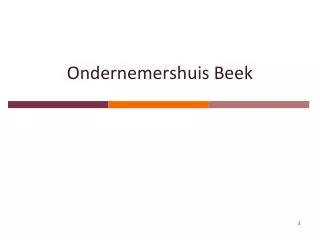 ondernemershuis beek