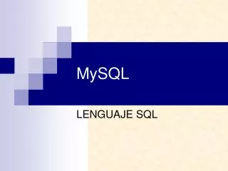 mysql