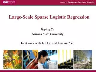 Large-Scale Sparse Logistic Regression