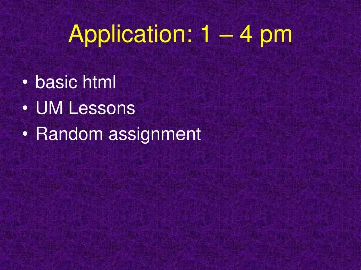 application 1 4 pm